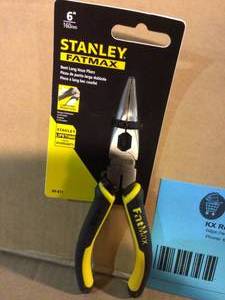 lot 42 image: FatMax 6-38 in. Bent Long Nose Plier with Cutter Customer Returns See Pictures
