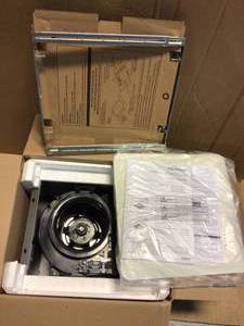 lot 78 image: Panasonic WhisperGreen Select Pick-A-Flow 110130 or 150 CFM Quiet Exhaust Fan Flex-Z Fast Install bracket  6 in. Duct Adapter Customer Returns See Pictures
