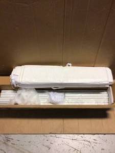 lot 79 image: 10 ft. x 10 ft. White Party Wedding Tent Canopy 4 Sidewall Customer Returns See Pictures