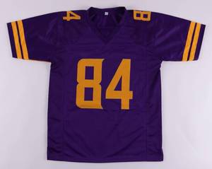 lot 6A image: Minnesota Vikings Irv Smith JR Signed Limited Edition Purple Speed Rush Pro Style Jersey JSA COA