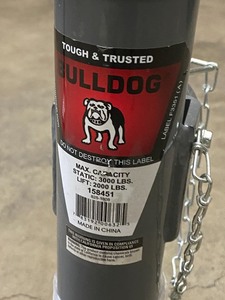 lot 27 image: New Bulldog Flip-Up  Trailer Jack