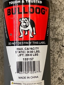 lot 32 image: New Bulldog A-Frame Trailer Jack