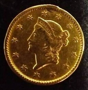 1851() $1 Gold Coin