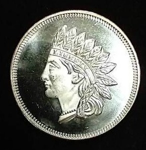 1 Oz. Silver Round