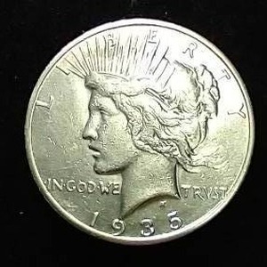 1935-S Peace Dollar