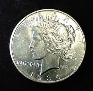 1934-D Peace Dollar