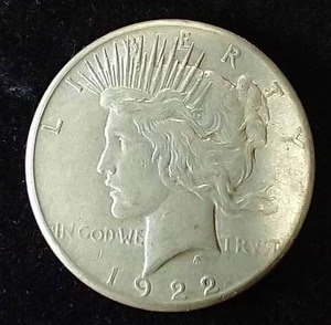 1922-S Peace Dollar