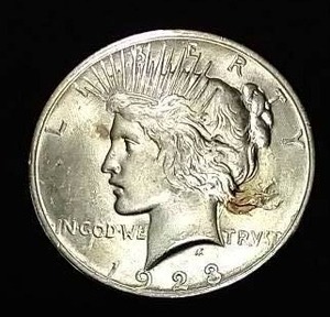 1923 Peace Dollar