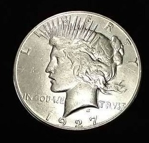 1927-S Peace Dollar