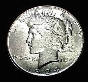 1924-S Peace Dollar