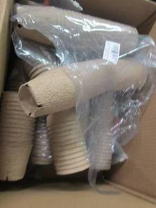 lot 3 image: box of pea pots and butterfly nets ...