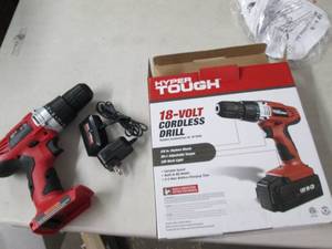 lot 12 image: hyper tough 18-volt cordless drill ...