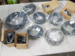 lot 30 image: box of belts, recoils, filters and ...