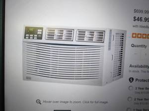 lot 48 image: Black and Decker 12,000 BTU window ...