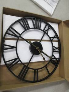 lot 56 image: Metal frame clock, powers on and wo...