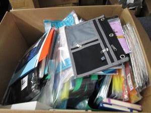 lot 67 image: box of dividers , book covers , jou...
