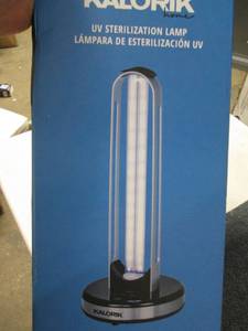 lot 84 image: kalorik uv sterilization lamp power...