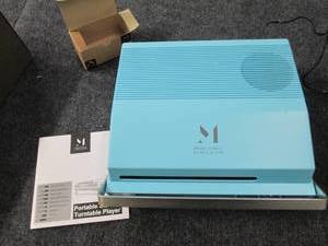 lot 113 image: portable slot in turntable player p...