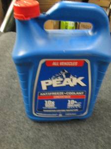lot 143 image: peak antifreeze concentrate 1 gallo...