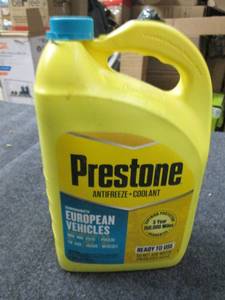 lot 160 image: gallon of prestone european vehicle...