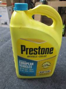 lot 163 image: gallon of prestone european vehicle...