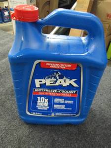 lot 196 image: 1 gallon peak antifreeze full stren...