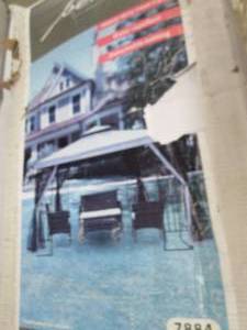 lot 225 image: Belaire Gazebo with netting, size u...