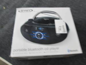 lot 262 image: jensen portable bluetoothcd player...