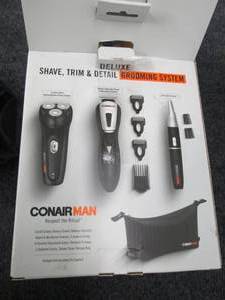 lot 263 image: conair man deluxe shave, trim and d...