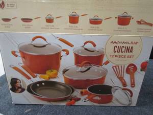 lot 266 image: rachel ray cucina cookware missing ...