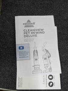 lot 269 image: bissel cleanview pet rewind deluxe ...