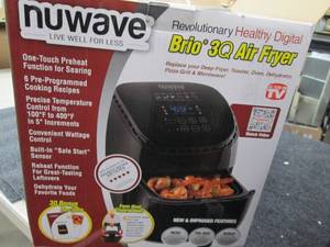 lot 275 image: nuwave brio 3q air fryer tested and...