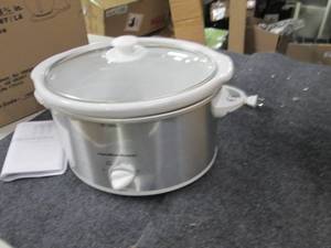 lot 276 image: hamilton beach 4 quart slow cooker ...