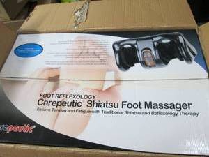 lot 283 image: carepeutic shiatsu foot massager te...