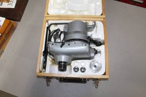 lot 325 image: Volstro Rotary Milling Head  with Wood Case