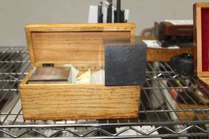lot 320 image: Lot of (2) 78 Standard Measuring Blocks  - Wood Case