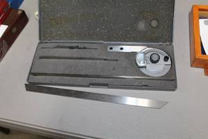 lot 334 image: Precision Protractor  with Case
