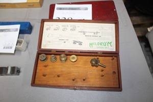lot 313 image: Meldrum Burners Aid  with Wood Case
