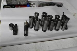 lot 400 image: Lot of (13) Mill Collets