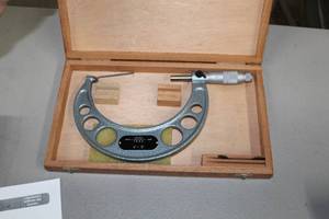 lot 408 image: Tesa Micrometer  with Wood Case