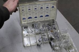lot 249 image: Cold Drawn Carbon Steel Woodruff Key Assortment
