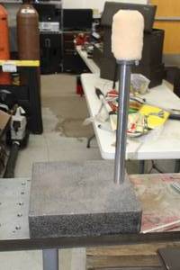 lot 270 image: Granite Inspection Base 12Lx12Wx3H