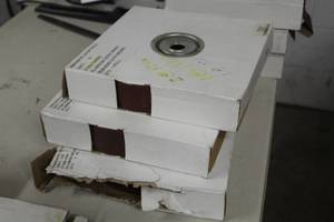 lot 479 image: Lot of (3 Boxes) Aluminum Oxide Cloth Abrasive Shop Roll 180-grit 2x50yd