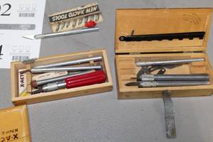 lot 504 image: X-acto Knife Set  with Wood Case