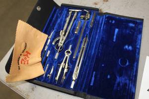 lot 498 image: Kueffel & Esser Co. Protractor Set  with Case
