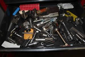 lot 1090 image: Lot of (1 Drawer) Milling and Lathe Parts