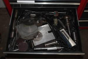 lot 1096 image: Lot of (1 Drawer) Hone, Cutters, Misc. Parts
