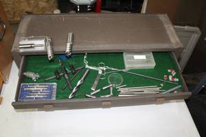 lot 1036 image: Drill Bits, Center Punch Set, Feeler Gauge, Misc. Bits and Parts