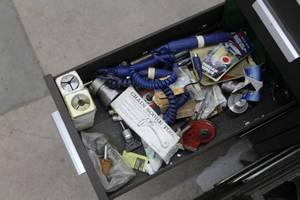 lot 1070 image: Lot of (1 Drawer) Crain Score Tool, Collets,  Z-50HT, Bausch & Lomb Eyepiece, Misc.