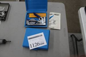lot 1126 image: Lot of (2) Hansen No. 35 Heavy Duty Tackers  - Cases